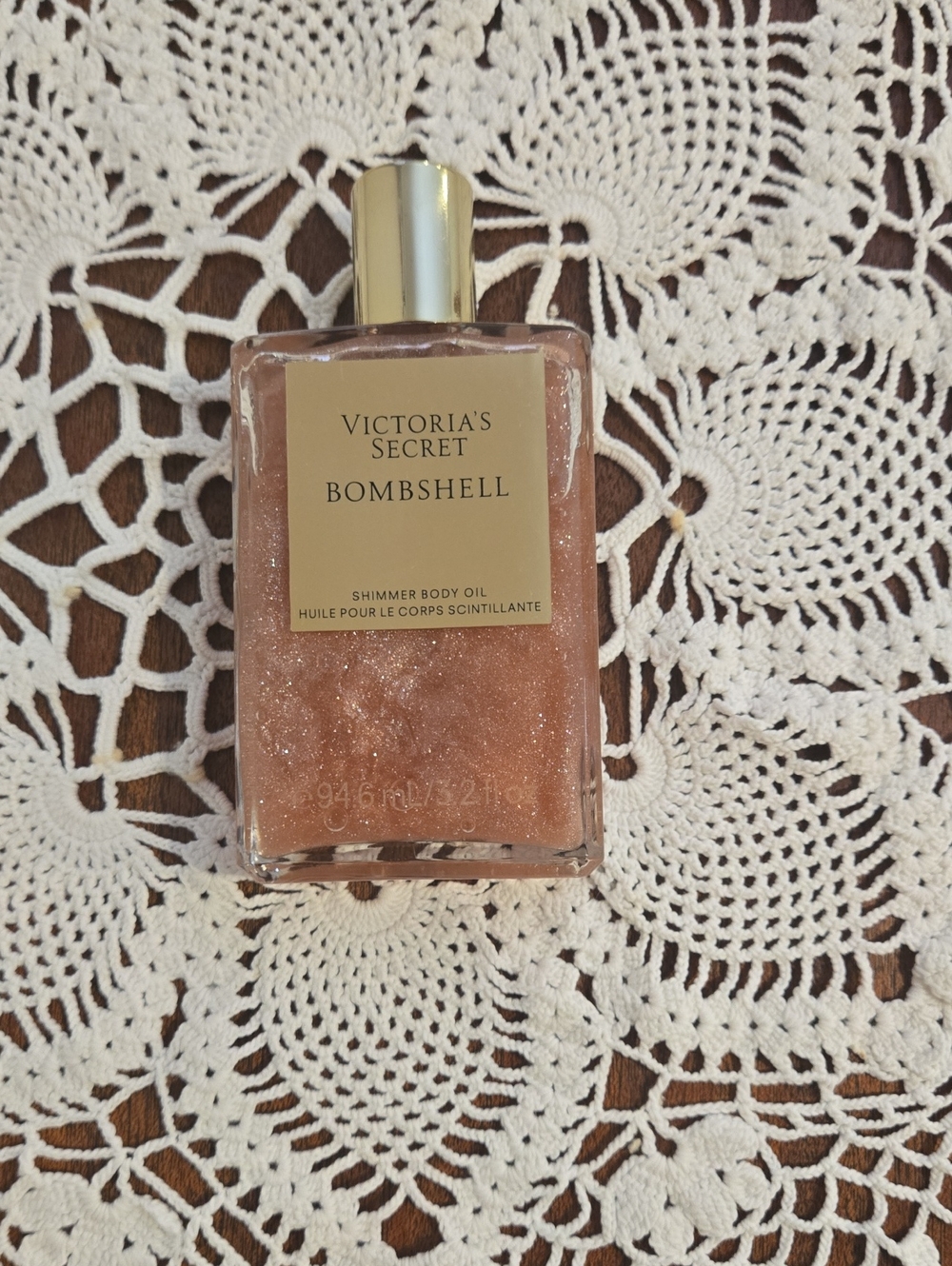 Victoria's Secret Bombshell Shimmer Body Oil — Rose Gold Shimmer